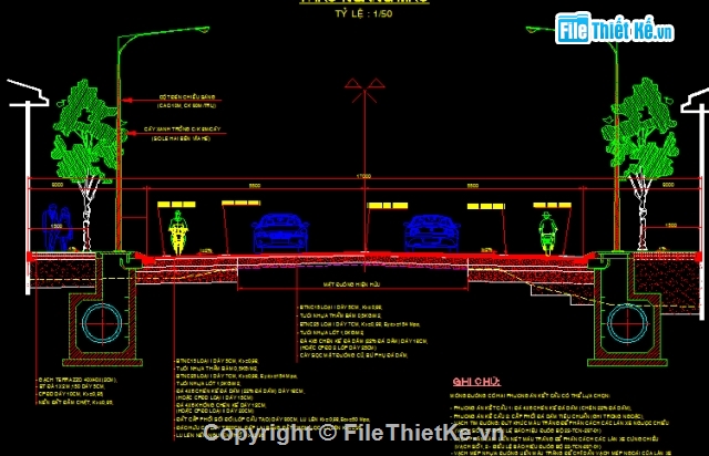 mẫu đường,đường nội thị,đường rộng 17m